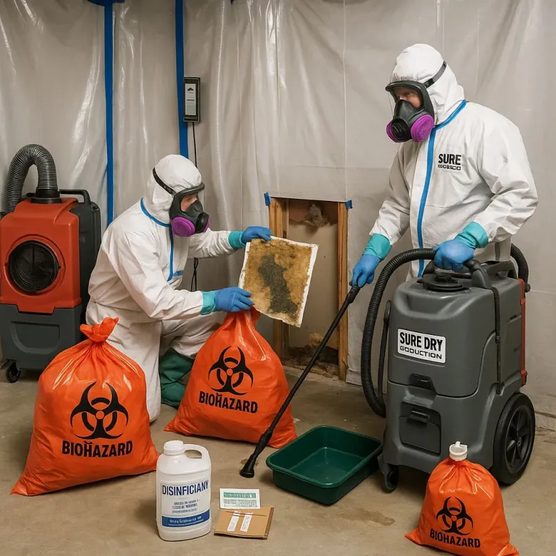 Contaminated Water Handling Protocols process in Fate, TX