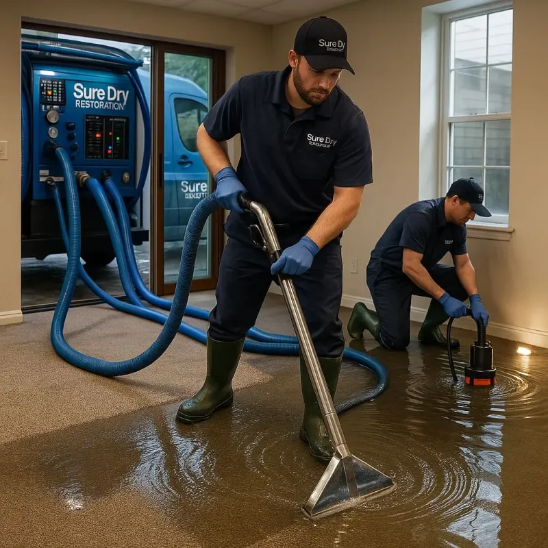 Water Extraction and Removal process in Fate, TX